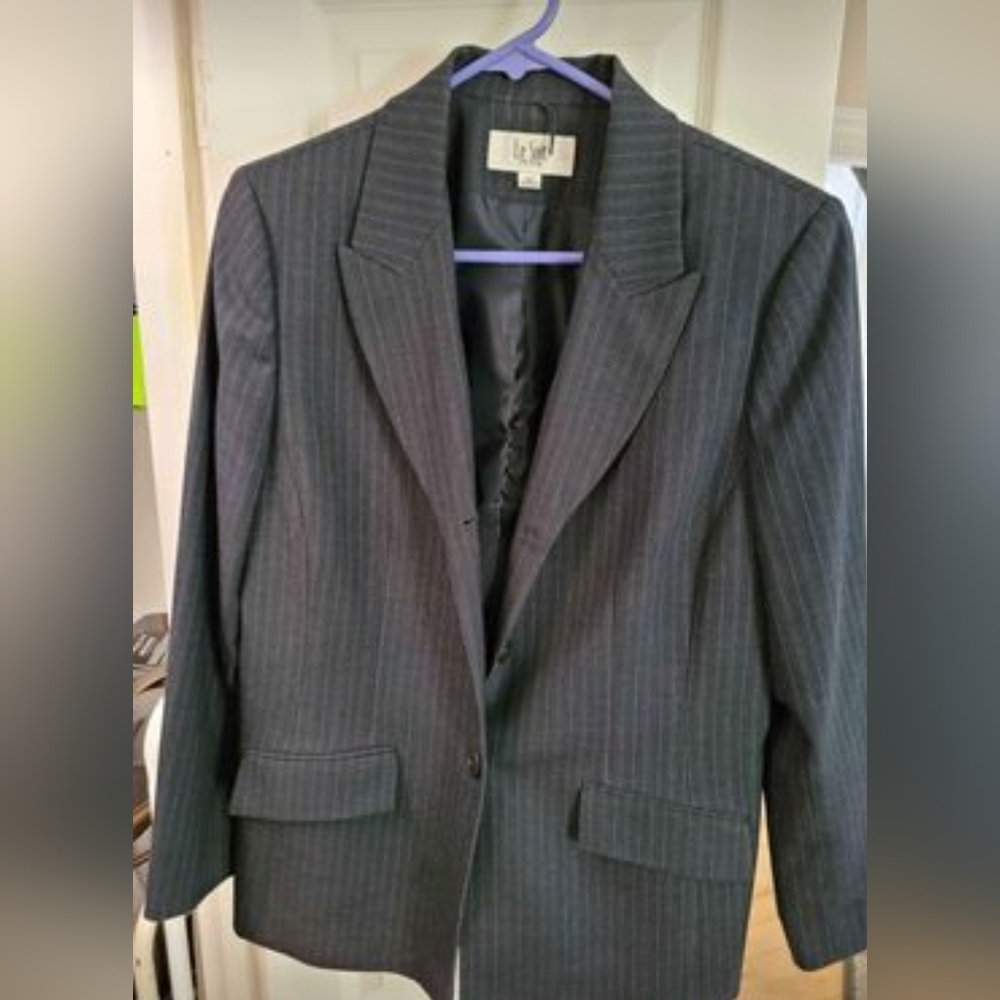 Women's Pinstriped Blazer